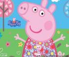 Peppa Свинья цветок платье